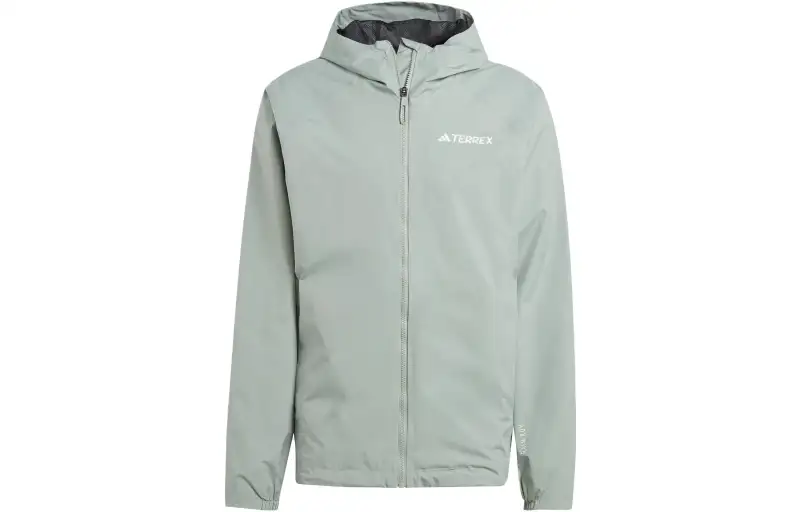 Adidas hooded rain jacket