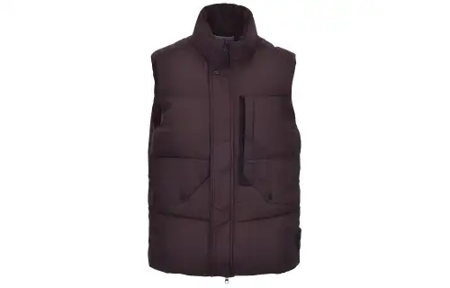 STONE ISLAND Vest Unisex Burgundy