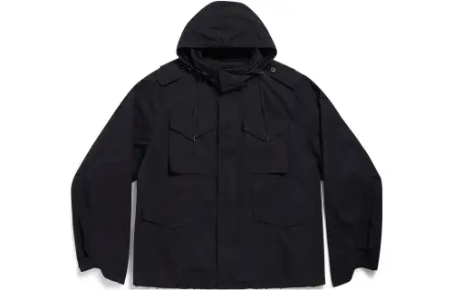 Balenciaga Jackets & Coats Loose Fit Unisex Black
