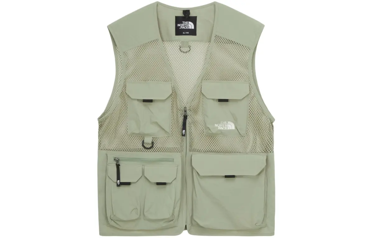 THE NORTH FACE M'S Exploring Mesh Vest Light Green Korea Version
