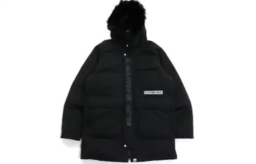A BATHING APE Loose Fit Long Down Coat