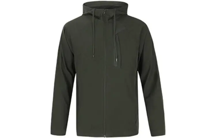 Under Armour Jackets Men's Green Hooded Moderate Other