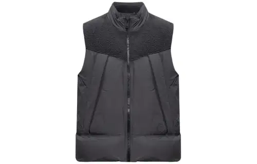 UGG Vests Men's Black Stand Collar Moderate Other
