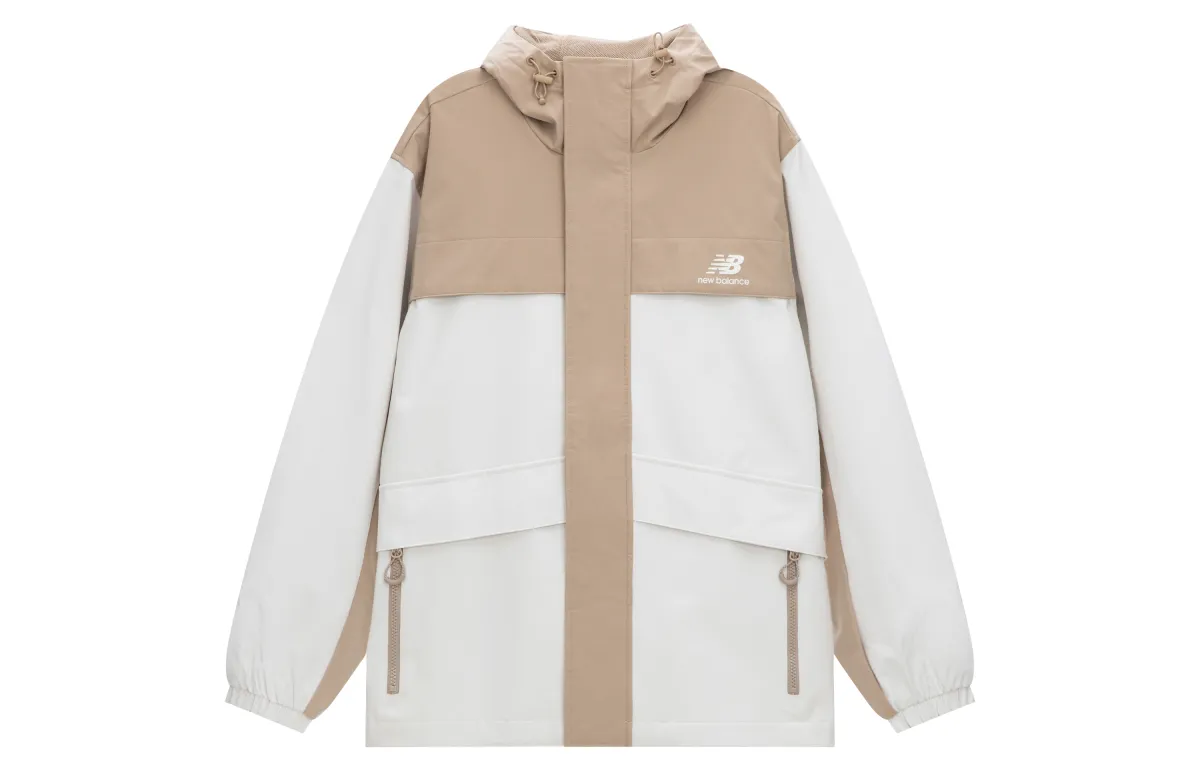 New Balance Jackets Men's Khaki Hooded Moderate Other
