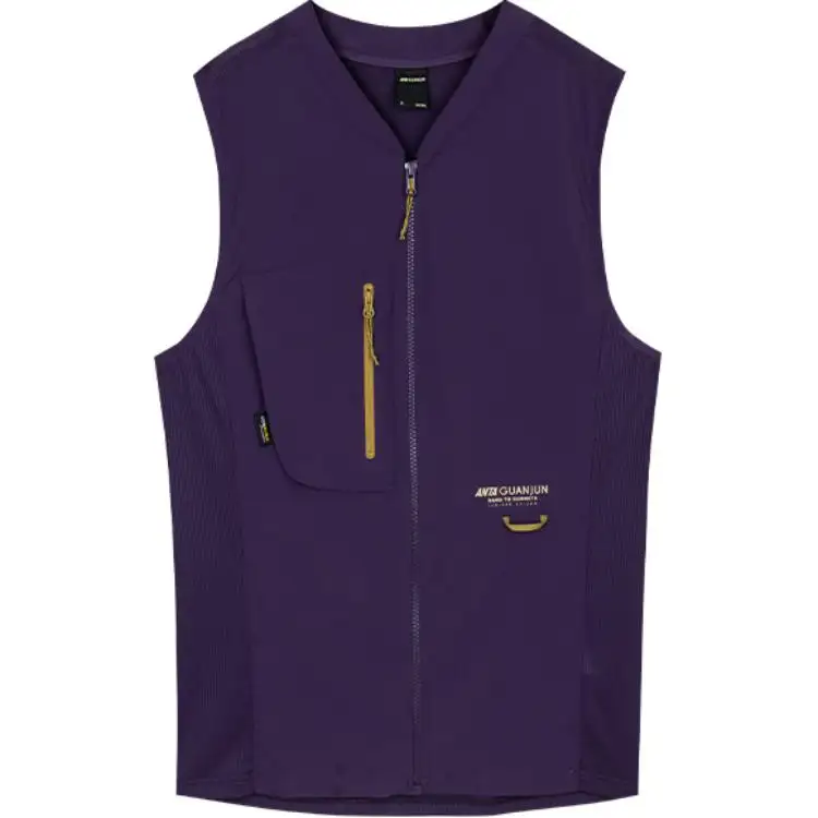 Anta Outdoor Collection Vest Unisex Crimson Purple