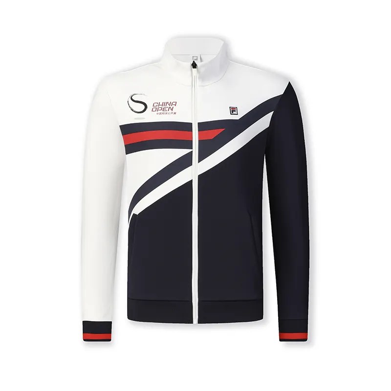 FILA Jackets Men's Royal Blue Stand Collar Moderate Other