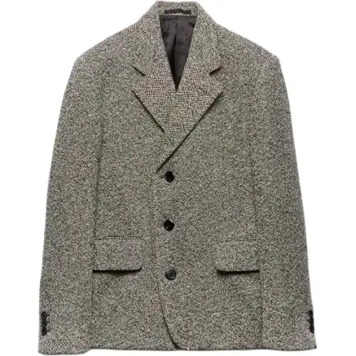 PRADA Single-breasted Wool Jacket