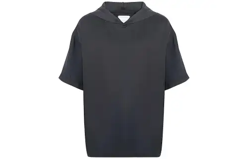 Bottega Veneta T Shirts Men's Dark Gray Hooded Moderate