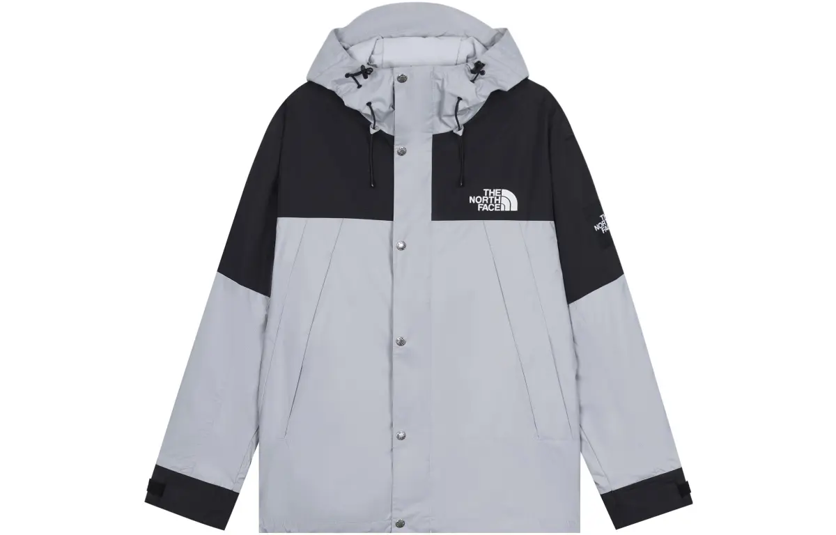 THE NORTH FACE Windproof Windbreaker Jacket Unisex Gray