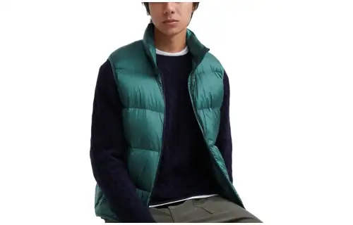 UNIQLO Vest Unisex Forest Green
