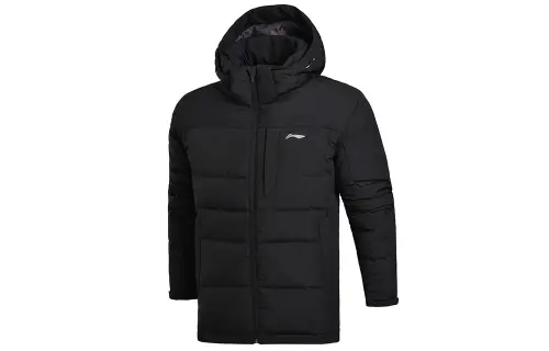 Li Ning Down Jacket Men's Standard Black
