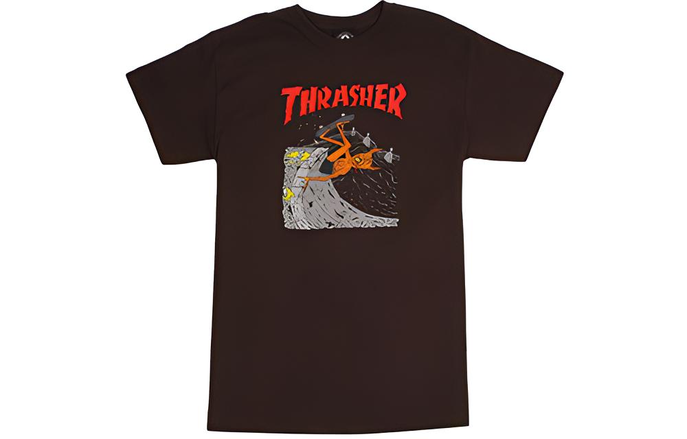 Футболка Thrasher (коричневая)