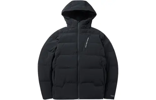 ANTA Variety Training Collection Down Jackets Men's Black Hooded Moderate