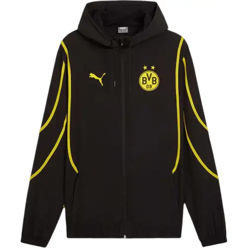 PUMA Borussia Dortmund Pre-Match Men's Woven Soccer Jacket