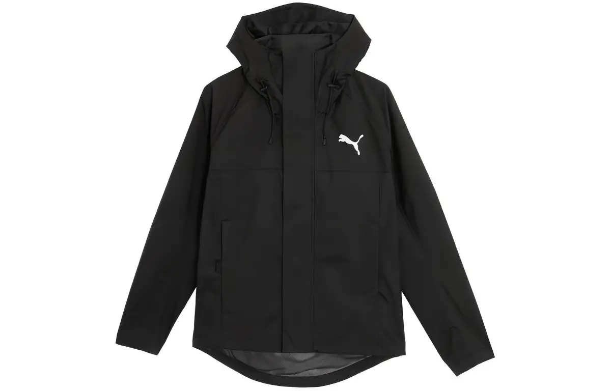 PUMA Waterproof And Windproof To Keep Warm Windbreaker Jacket Men's Black