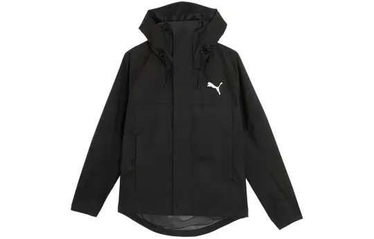 PUMA Outdoor Hiking Waterproof And Windproof To Keep Warm Windbreaker Jacket Men's Black