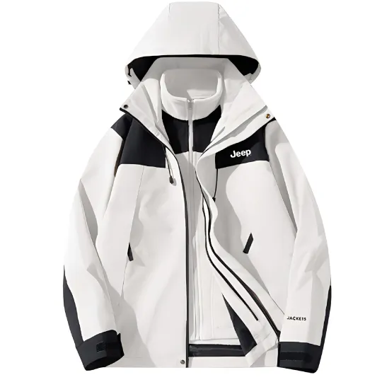 Jeep Waterproof, Windproof, Breathable, Abrasion Resistant, Thermal Windbreaker Jacket Unisex