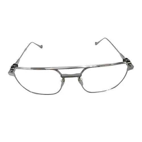 Chrome Hearts Aviator Eyeglass Frames Unisex Silver