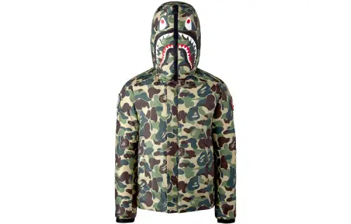 Bape X Canada Goose X Concepts Crofton Shark Hoodie