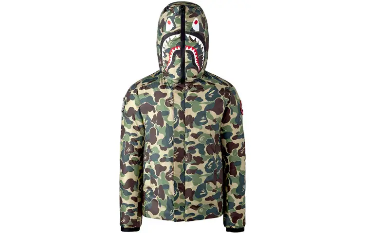 Bape X Canada Goose X Concepts Crofton Shark Hoodie