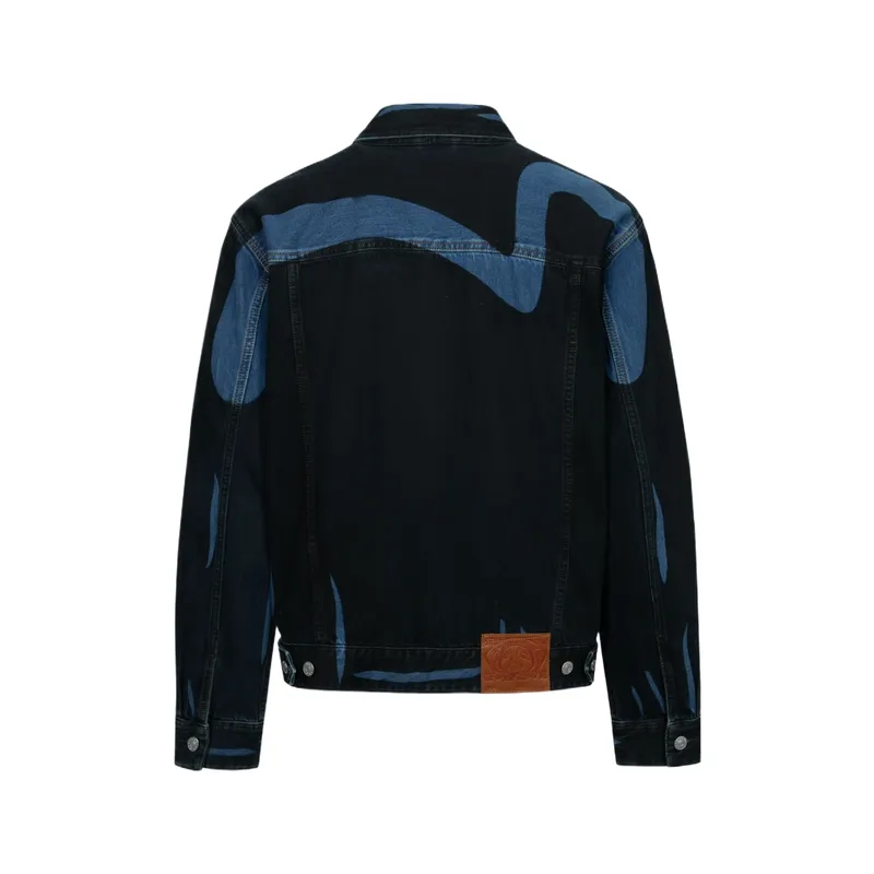 Evisu buttoned graphic jacket