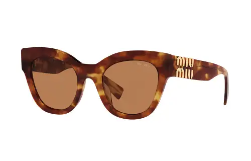 tortoiseshell-effect cat-eye sunglasses