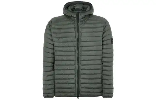 STONE ISLAND Down Jacket Unisex Dark Green