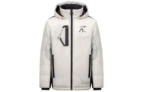 EVISU Down Jackets Men's Multicolor Hooded Moderate