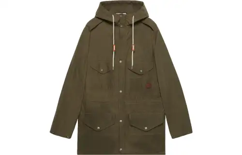 Gucci waxed hooded parka