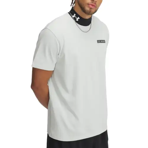Under Armour Heavyweight Armor Label T Shirt Men's Aqua Green