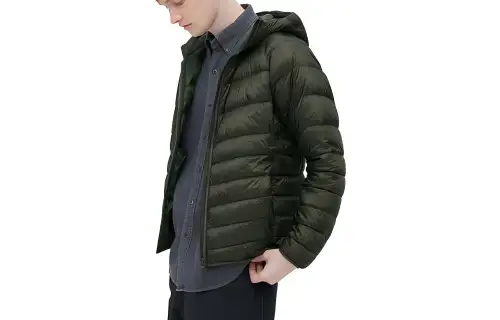 UNIQLO Down Jacket Men's Dark Olive