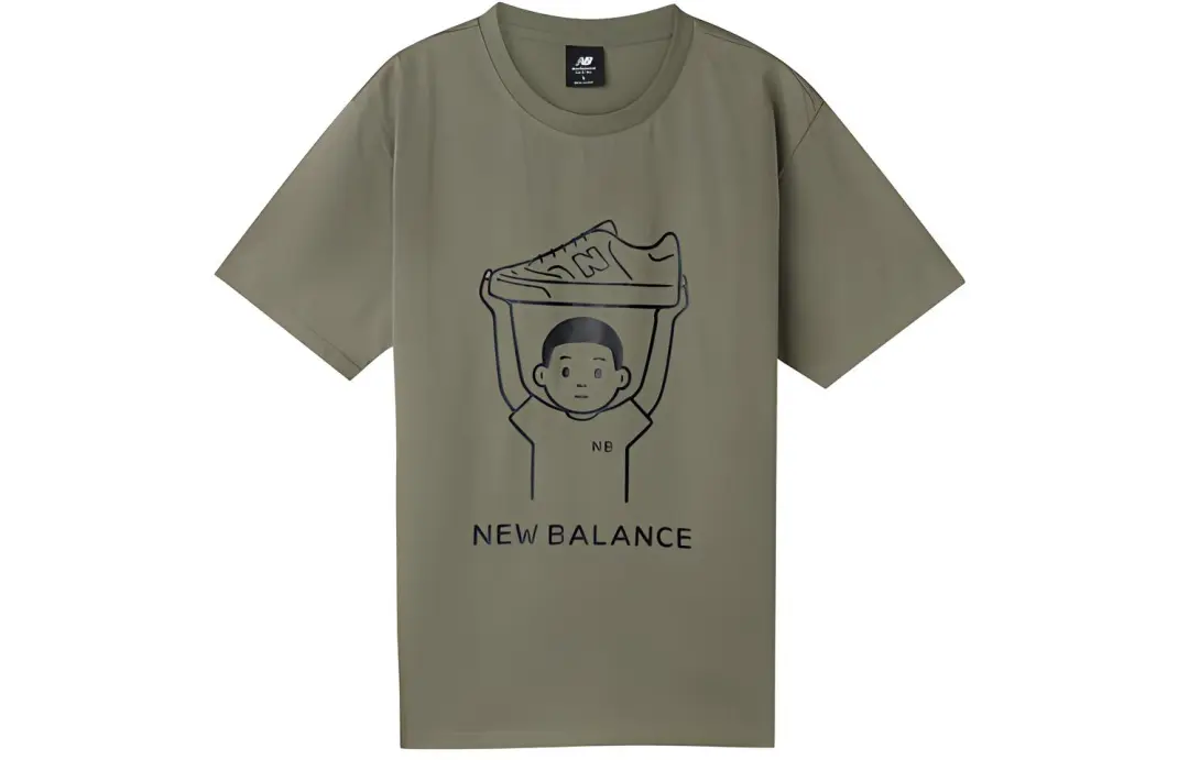 New Balance x Noritake Collection T Shirt Unisex Army Green