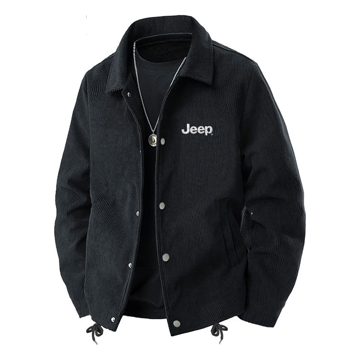 Jeep Jeep, base universal shirt, corduroy sports comfortable jacket for men and women, American style, with your logo imprint