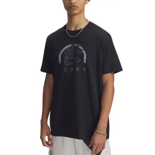 Under Armour CurryHeavyweightVerviage T Shirt Men's Black