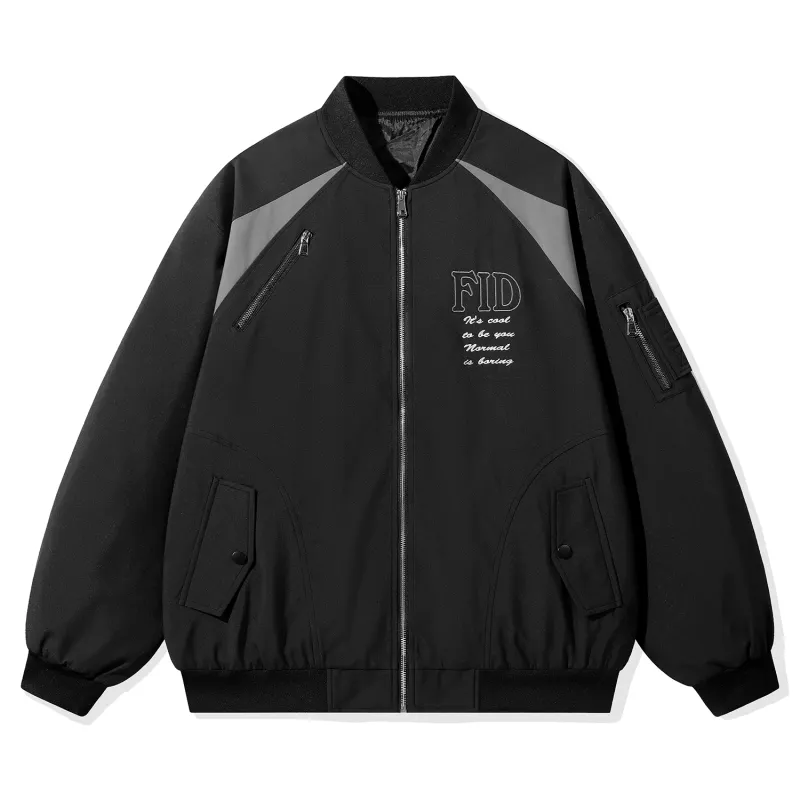FIDO DIDO Jackets Unisex V Neck Moderate Pilot