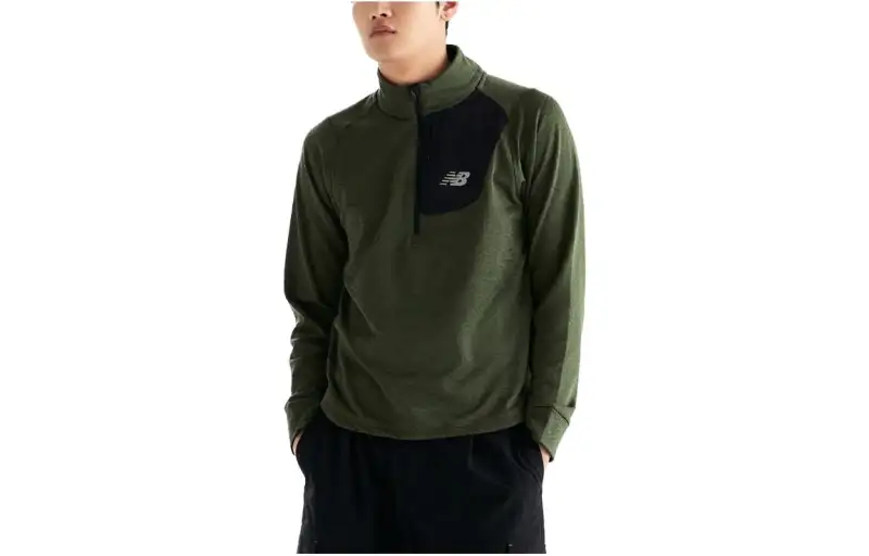 New Balance Jackets Men's Green Moderate