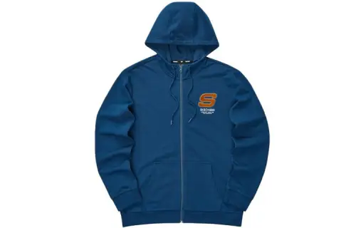 Skechers Colorful Jackets Unisex Poseidon Blue/00H1 Hooded Moderate Other