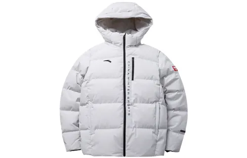 Anta Comprehensive Training Collection Sports Lifestyle Collection Down Jacket Men's Gray