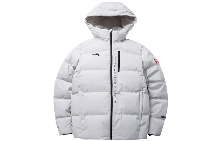 Anta Comprehensive Training Collection Sports Lifestyle Collection Down Jacket Men's Gray