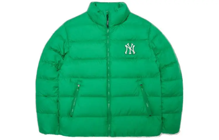 MLB Down Jackets Men's Green Stand Collar Moderate