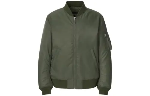 UNIQLO Puffer Jacket Winter Unisex Dark Olive