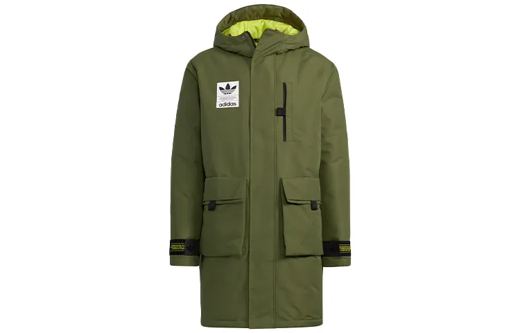 Adidas Originals Down Jacket Winter Men's Dark Olive Green