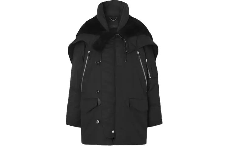 Burberry Cotton Hooded Down Jacket