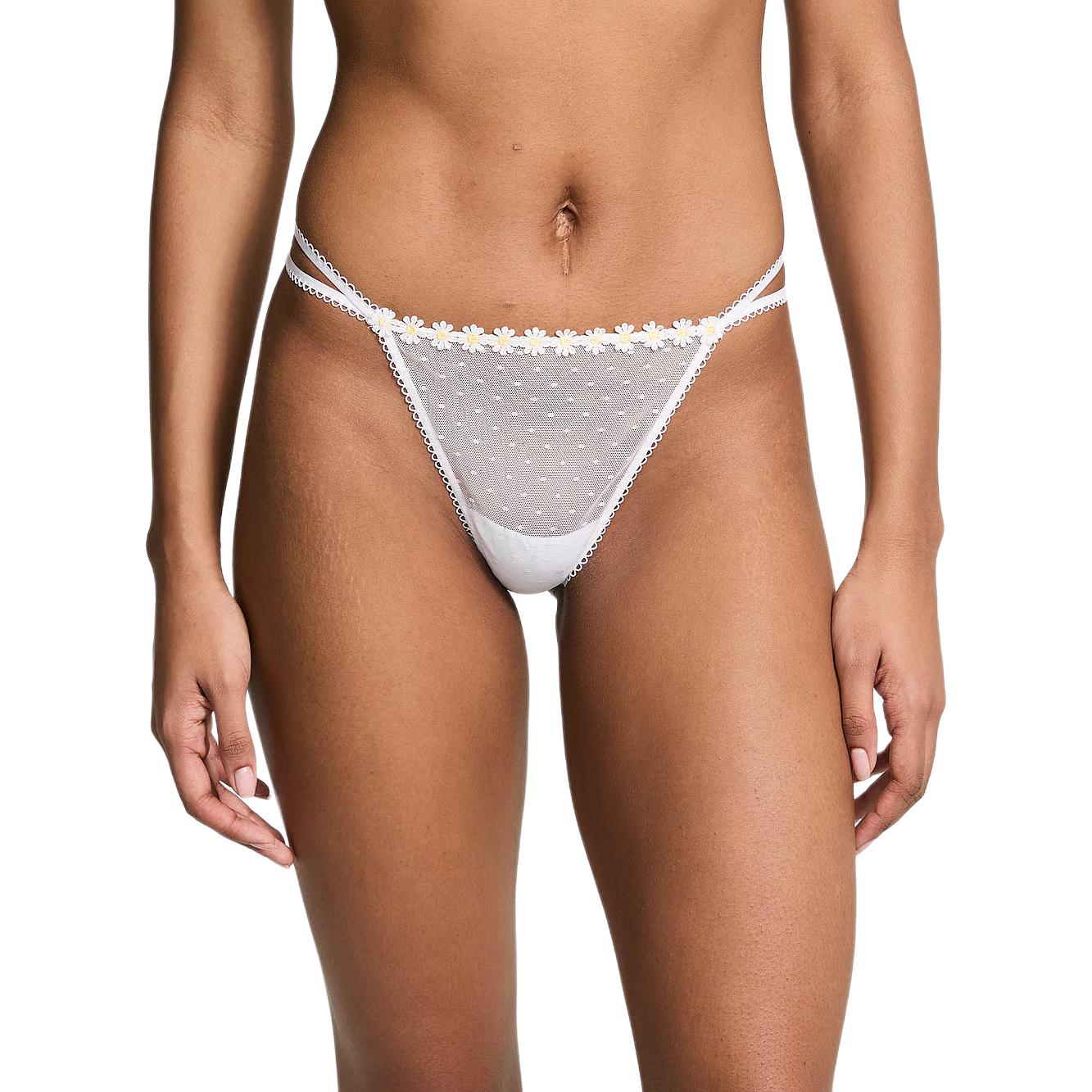 Женские трусы Victoria's Secret PINK (белые)