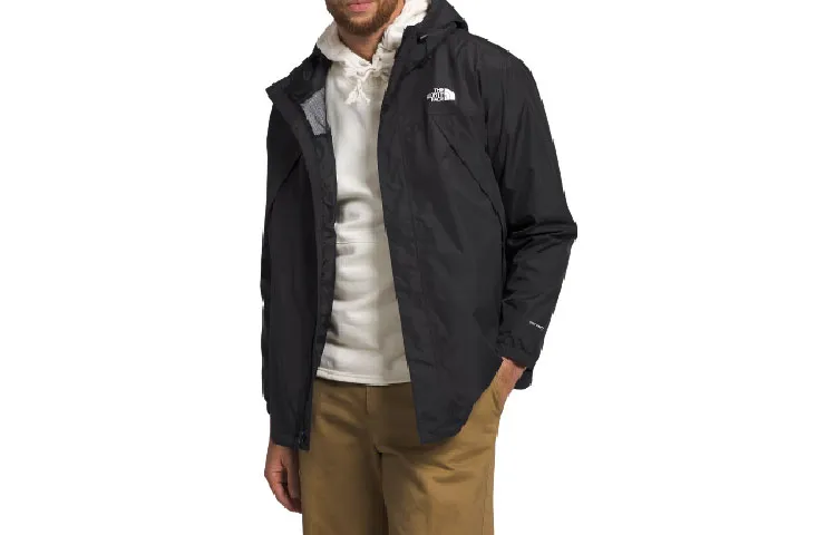 THE NORTH FACE Waterproof And Windproof Windbreaker Jacket Men's Black