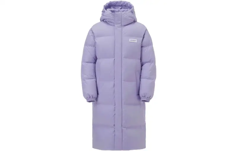 Nerdy Down Jacket Winter Unisex Light Purple