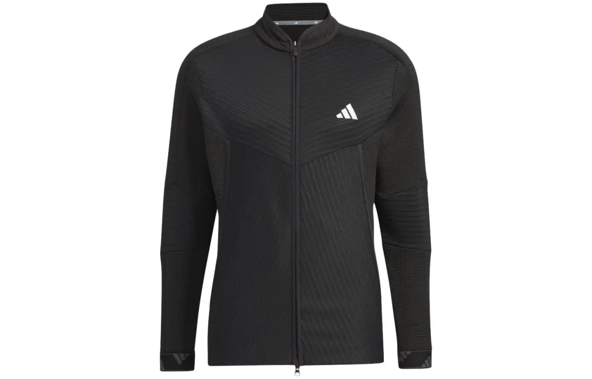 Adidas Jackets Men's Black Stand Collar Moderate Other