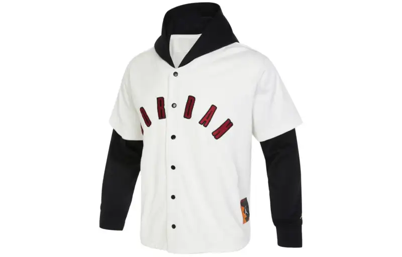 Jordan Jackets Men's White Hooded Moderate Other