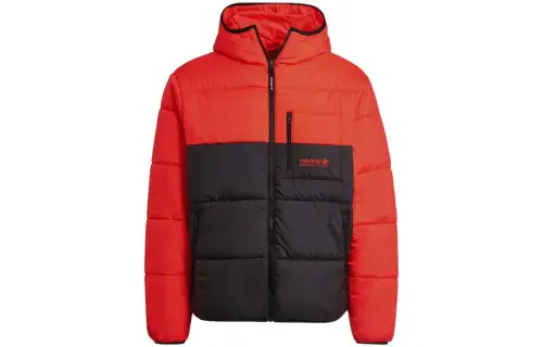 Adidas Originals Puffer Jacket Men's Black Red
