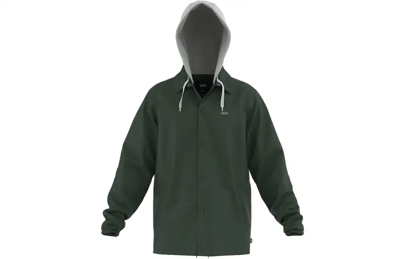 Vans Jackets Men's Green Hooded Moderate Other